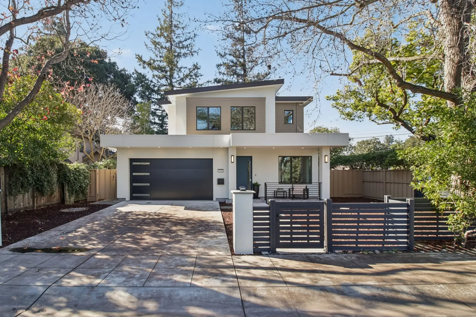 2200 Saint Francis Drive, Palo Alto — the front elevation on listing day
